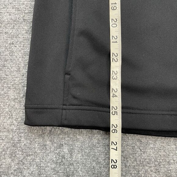 Uniqlo Hooded Jacket Womens Size XL Soft Shell Lined Pockets Black - Picture 9 of 10